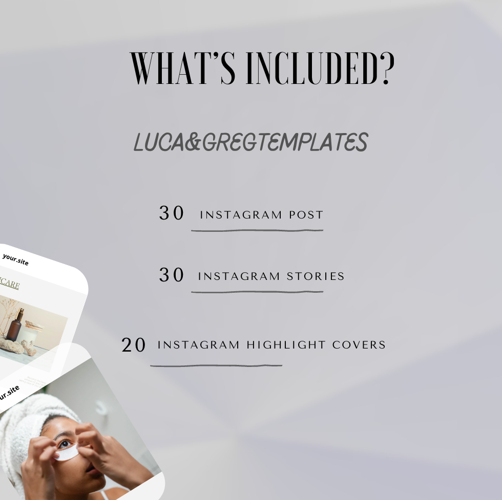 80 SKINCARE INSTAGRAM TEMPLATES